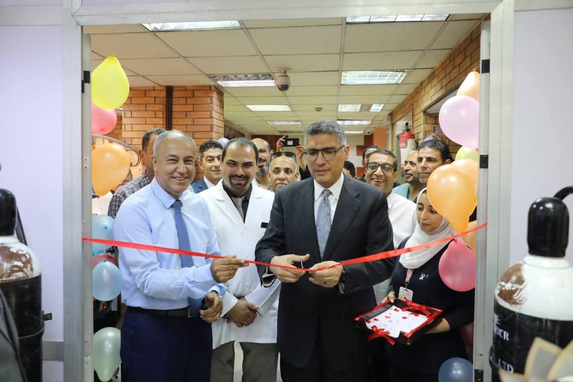 محافظ الجيزة يفتتح توسعات قسم الرعاية المركزة بمستشفى إمبابة العام