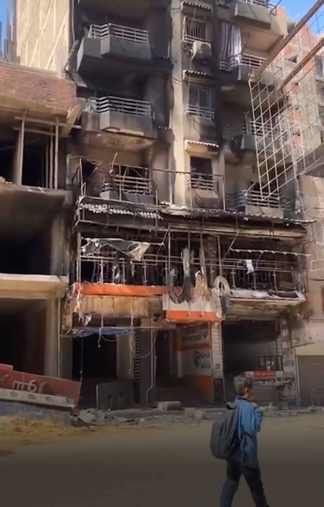مصرع أسرة كاملة إثر حريق داخل شقتهم بالقليوبية