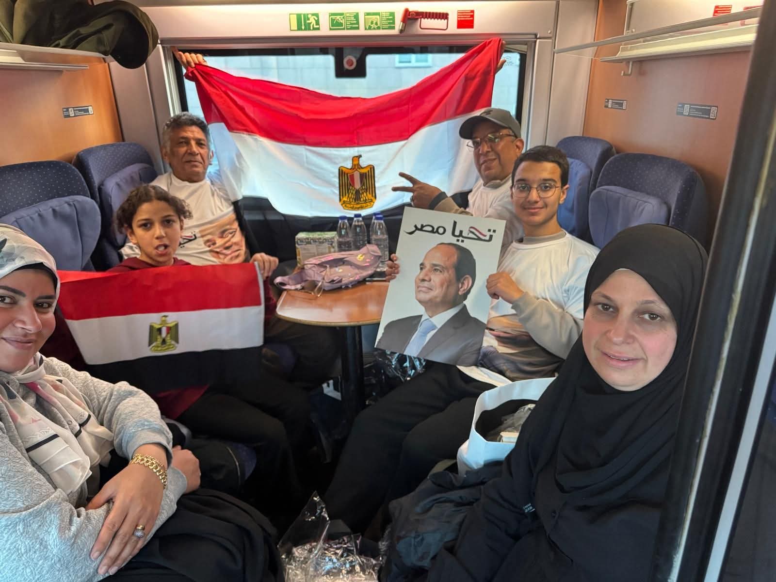 الجاليات المصرية في ألمانيا تتجه إلى بروكسل لاستقبال الرئيس السيسي
