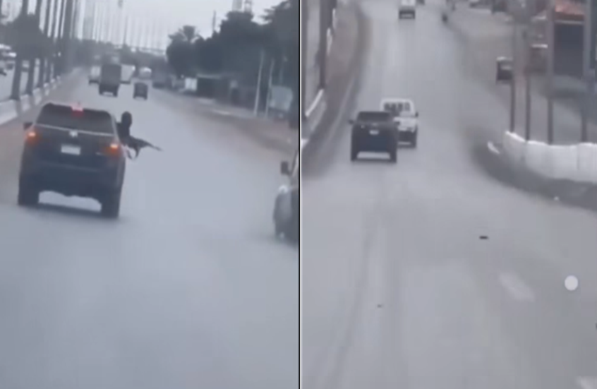 مطاردة مثيرة على طريق القاهرة الإسماعيلية وإطلاق رصاص من رشاش