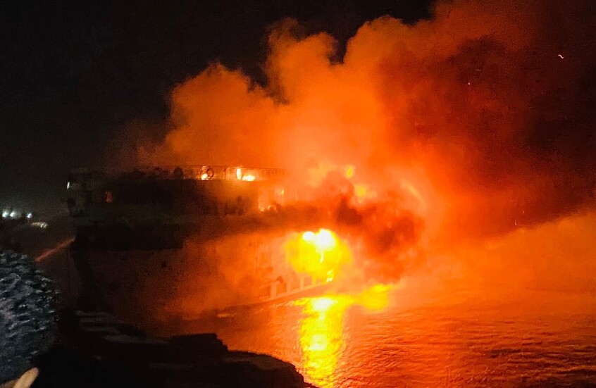 تفاصيل إندلاع النيران بالباخرة السياحية النيلية بالأقصر
