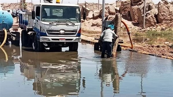 كسر ماسورة بمنطقة الجوايدة بالأقصر الحبر لايف