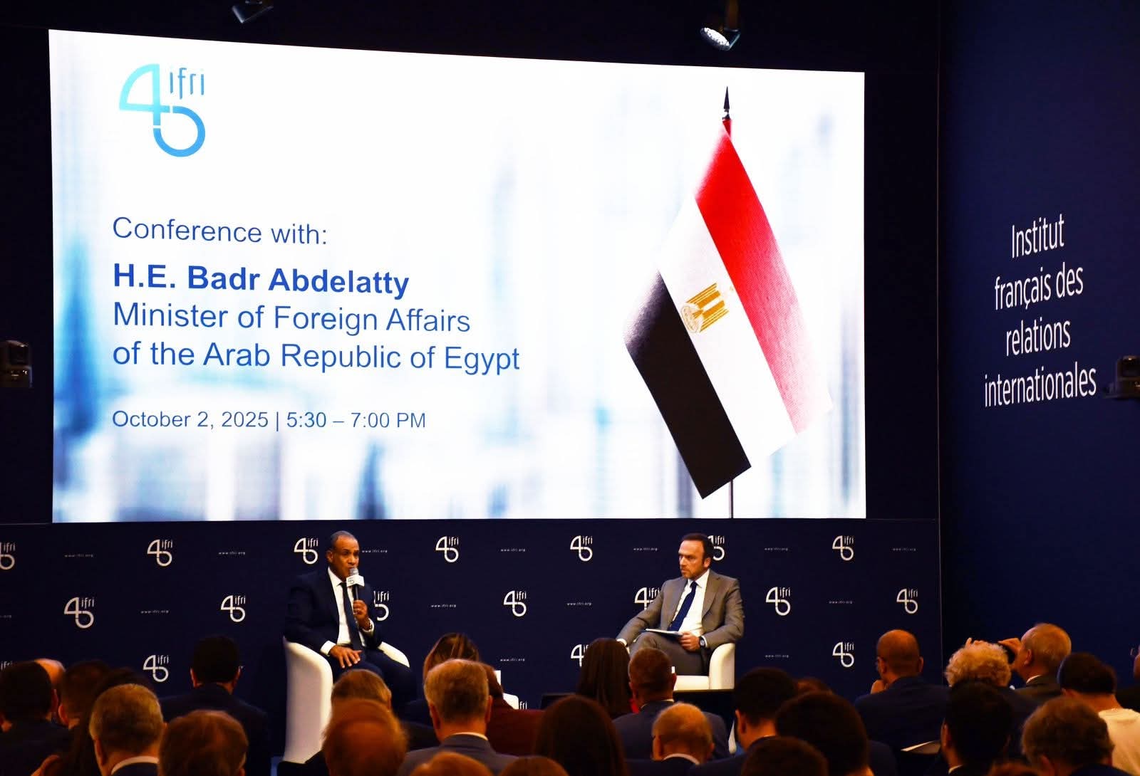 وزير الخارجية من باريس : مصر ستتخذ كافة الإجراءات.. لحماية أمنها المائى