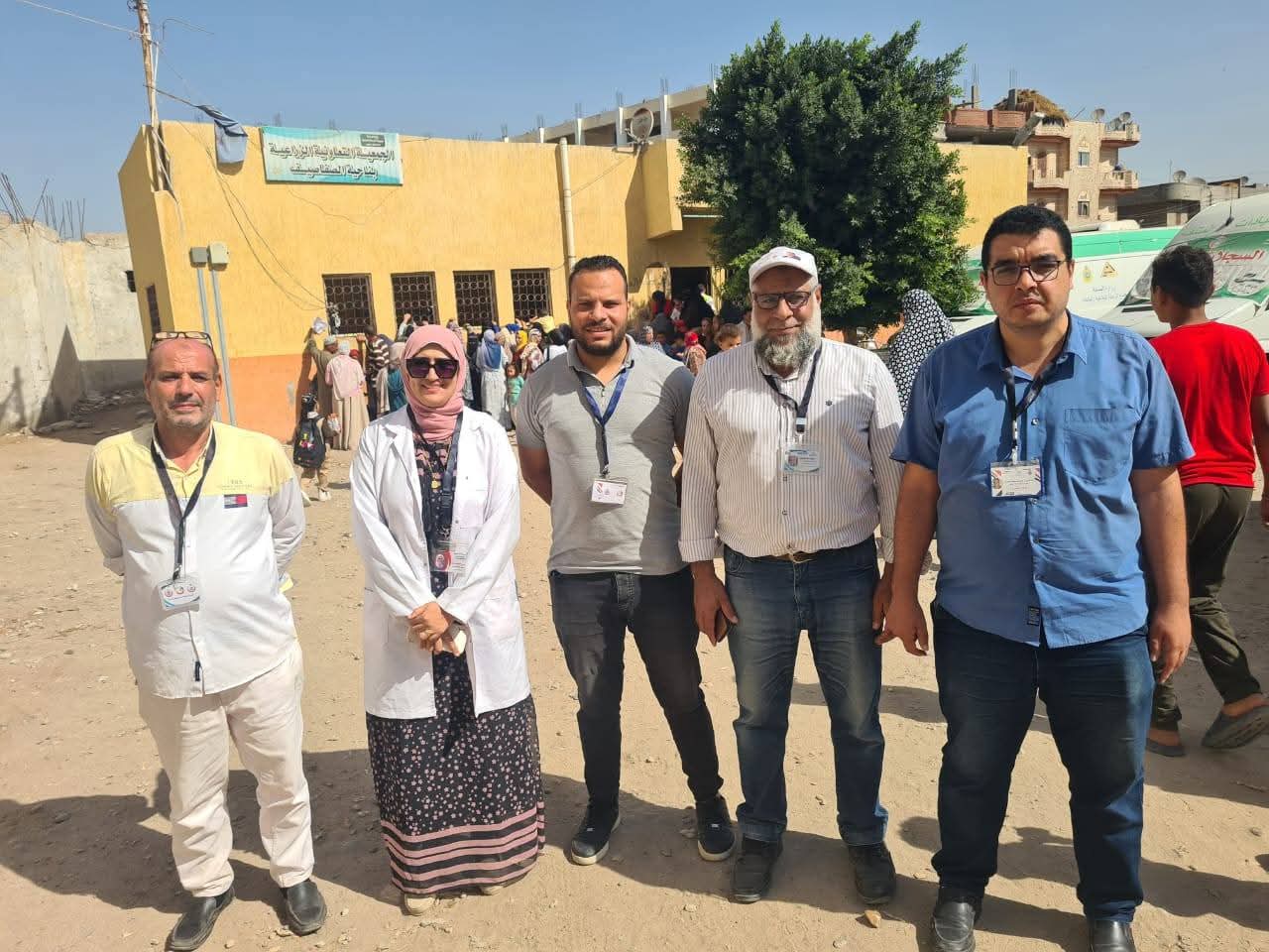 الكشف على ٩٦١ مواطن خلال قافلة طبية مجانية  بقرية الصفاصيف  بالبحيرة