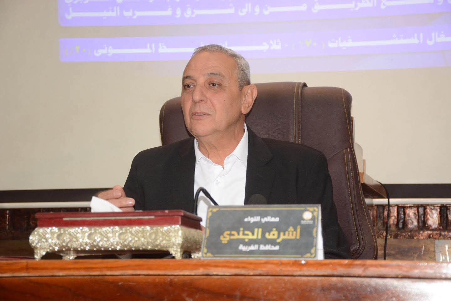 محافظ الغربية يستعرض الإستعدادات النهائية للتدريب العملي المشترك “صقر 156”