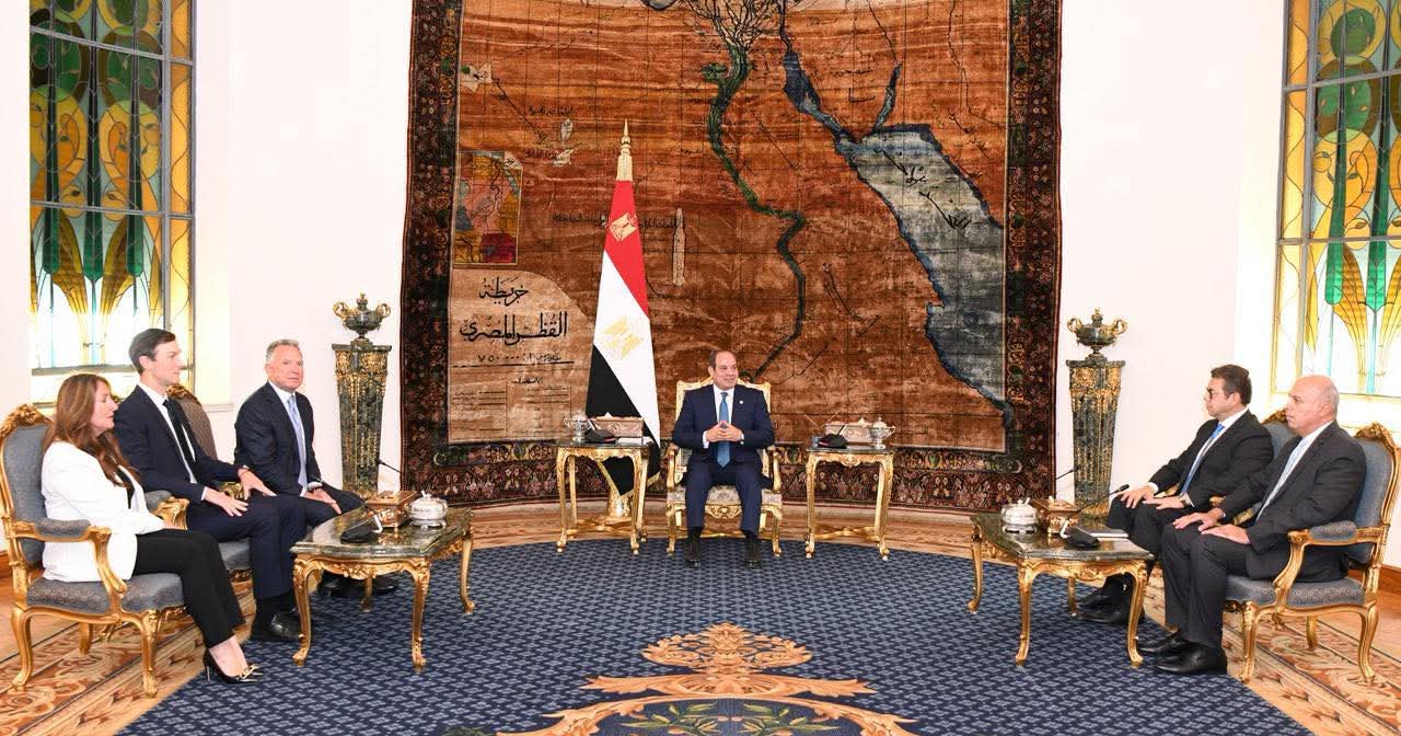 الرئيس يلتقى ويتكوف وكوشنير..ويؤكد: نقدر جهود الرئيس ترامب لإحلال السلام بالشرق الأوسط والعالم بآسره
