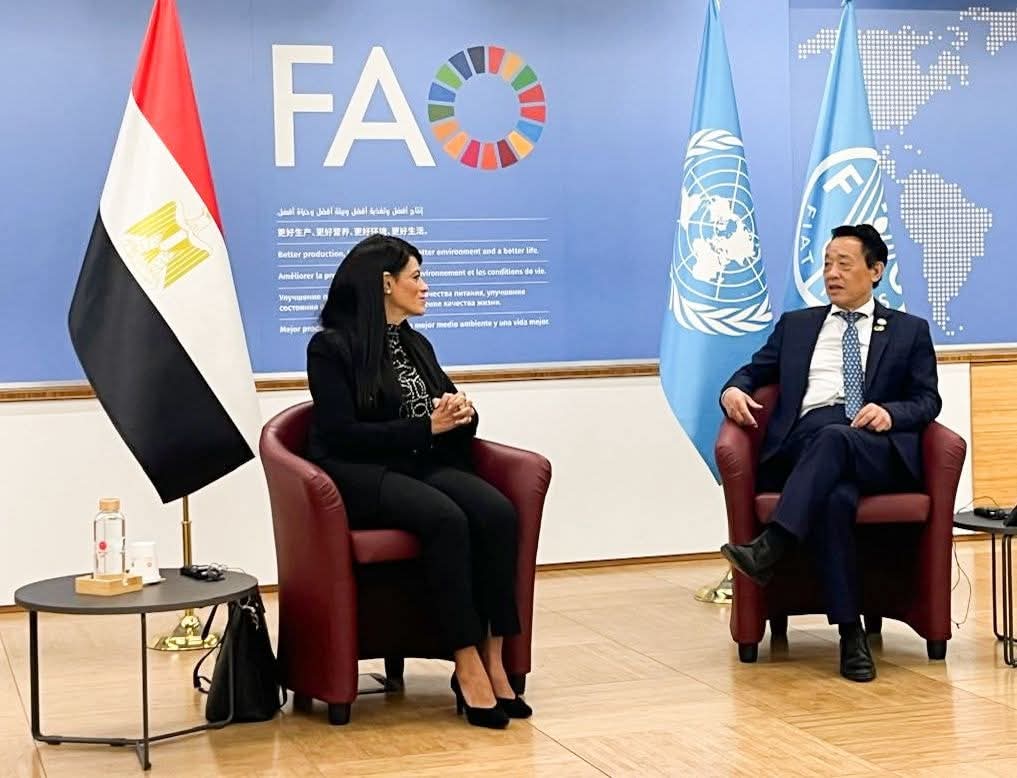 وزيرة التخطيط تبحث مع المدير العام لمنظمة (الفاو) سبل  تعزيز العلاقات المشتركة