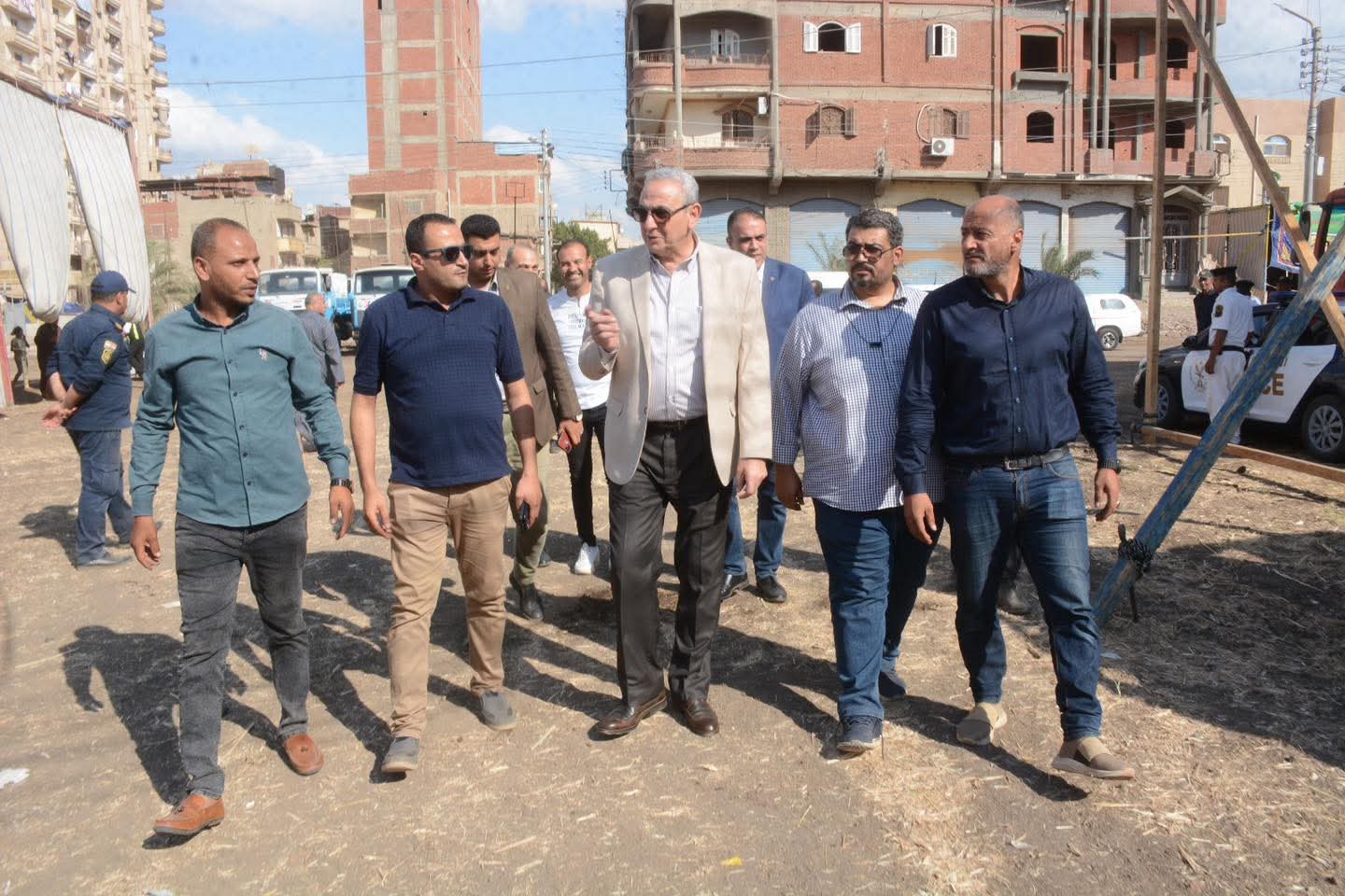محافظ الغربية يتابع  إنتظام الخدمات بمحيط مسجد السيد البدوي خلال إحتفالات المولد الأحمدي