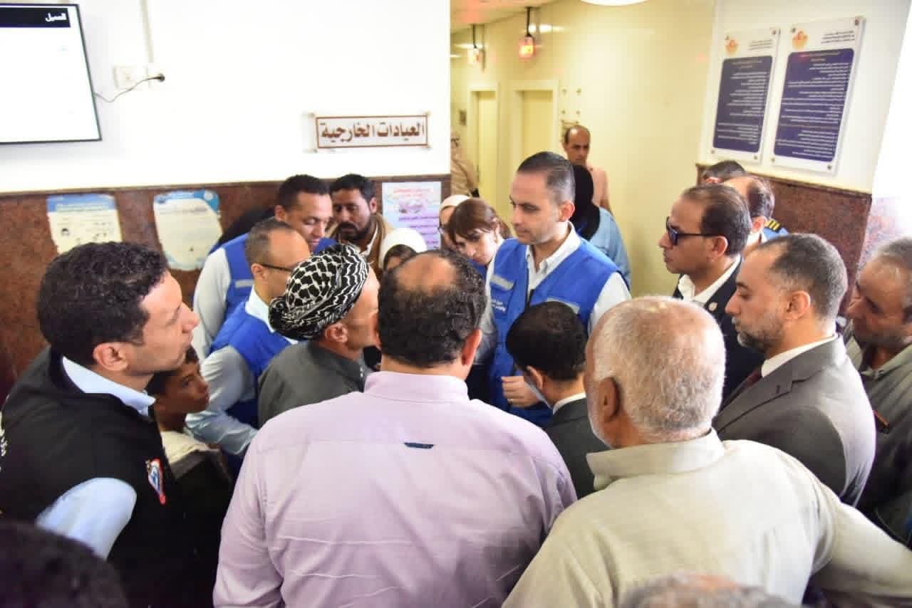 نائب وزير الصحة يتفقد مستشفى ووحدة طب أسرة بئر العبد بشمال سيناء