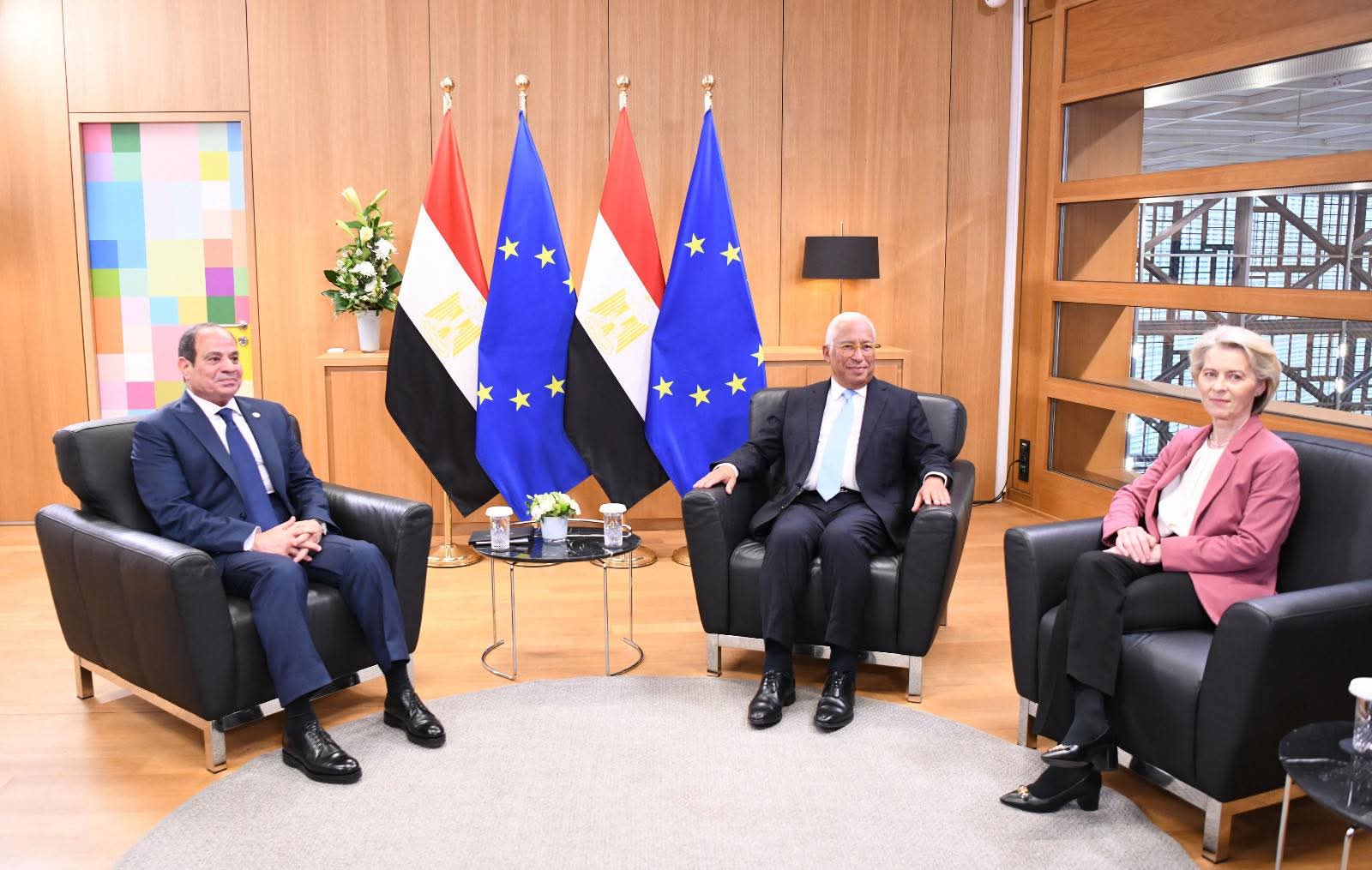 الرئيس من بروكسل : مصر تمتلك إمكانات تؤهلها لتكون شريكاً صناعياً وتكنولوجياً فاعلاً للإتحاد الأوروبى