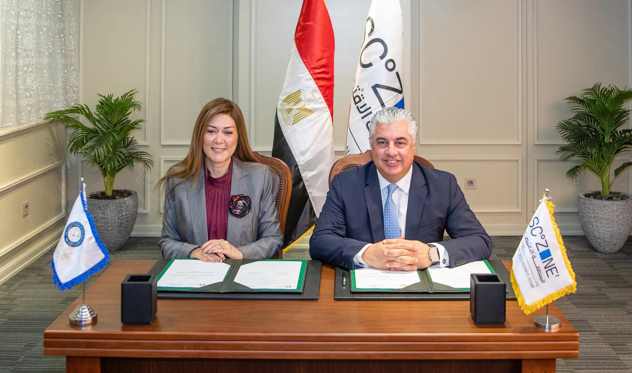اقتصادية قناة السويس توقع بروتوكول تعاون مع الأكاديمية العربية لتنمية الكوادر البشرية