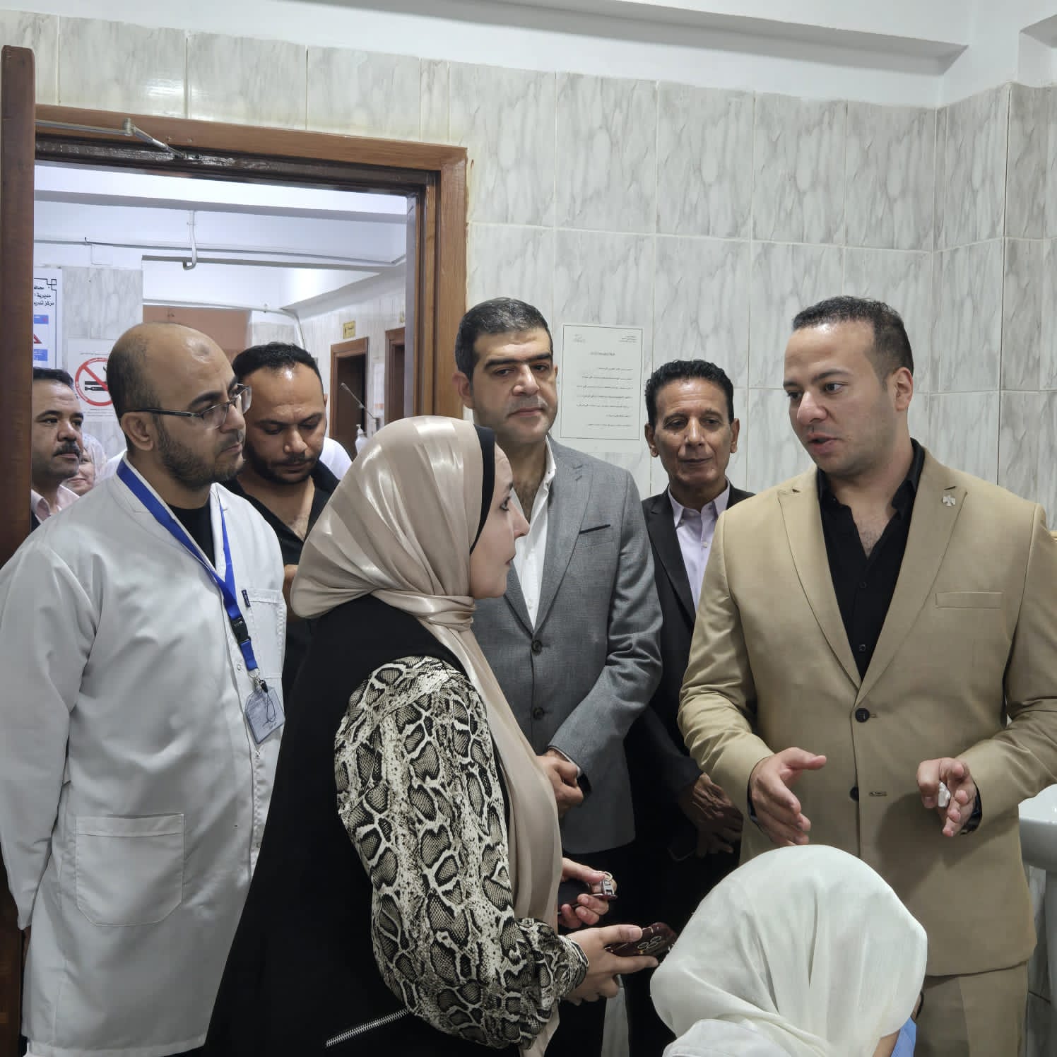 وكيل وزارة الصحة يوجه بإستحداث عيادة للعزل بمركز تدريب أطباء الأسنان بدمنهور