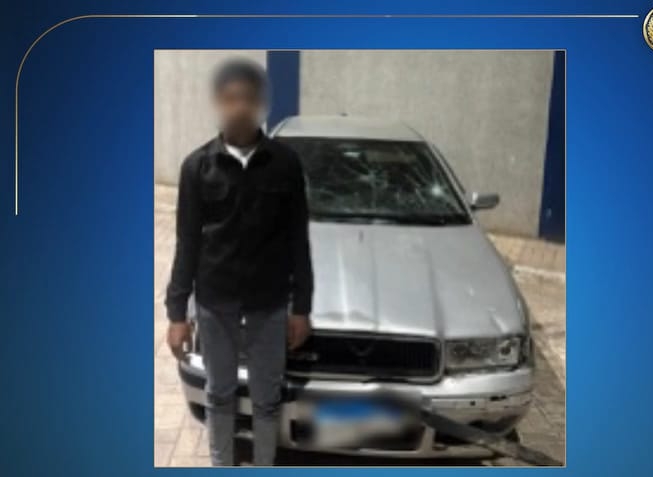أمن البحيرة يضبط طالب أصاب أربعة أشخاص بسيارتة برشيد