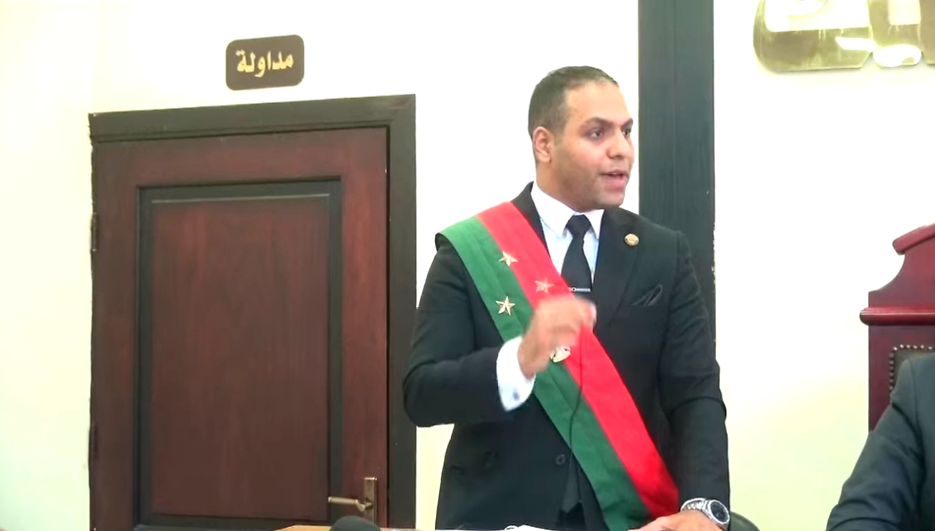 المستشار محمد طارق ممثل النيابة العامة