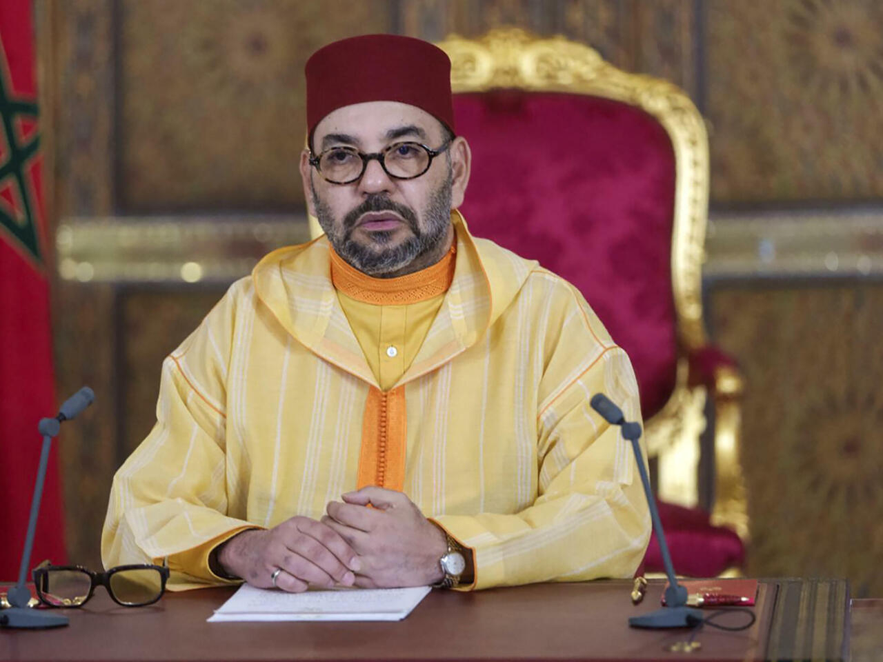 أول ظهور لملك المغرب بعد المظاهرات.. ماذا قال؟