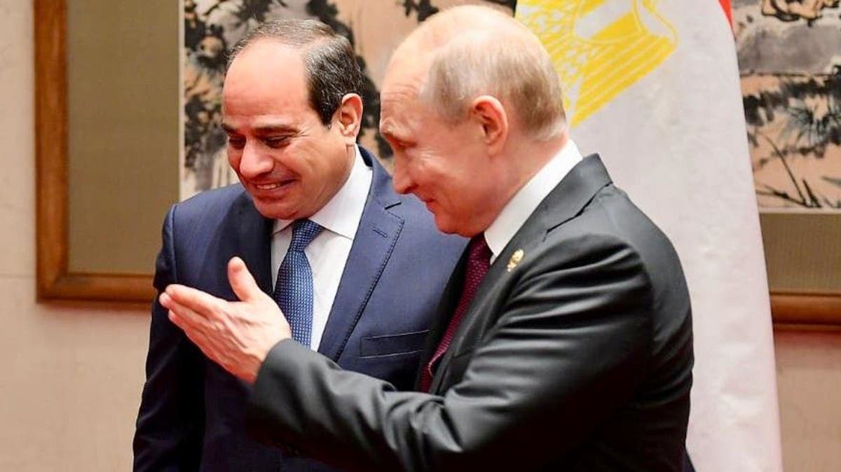 الرئيسان السيسى وبوتين يشهدان تركيب وعاء ضغط المفاعل للوحدة النووية الأولى بمحطة الضبعة