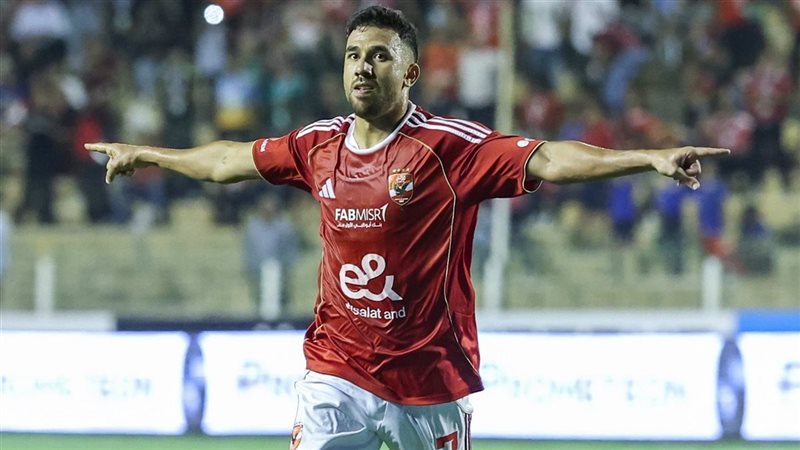 تريزيجيه يسجل الهدف الأول للأهلي أمام سيراميكا كليوباترا