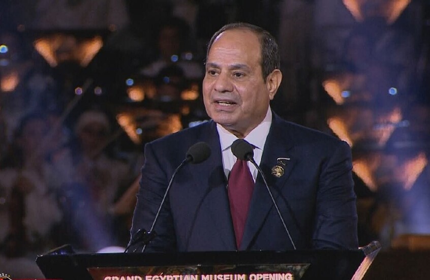 الرئيس : المتحف المصرى الكبير صورة مجسمة لمسيرة شعب