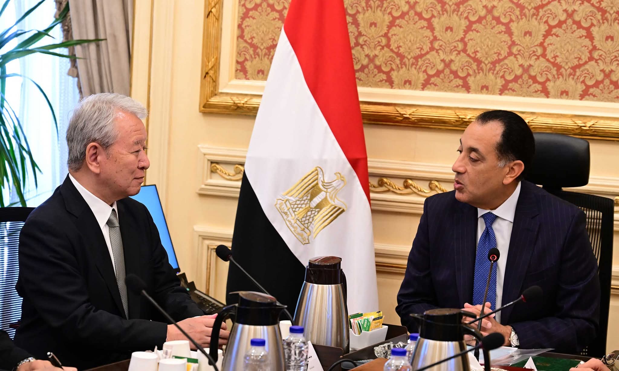 رئيس الوزراء يلتقي رئيس الوكالة اليابانية للتعاون الدولي "الجايكا"