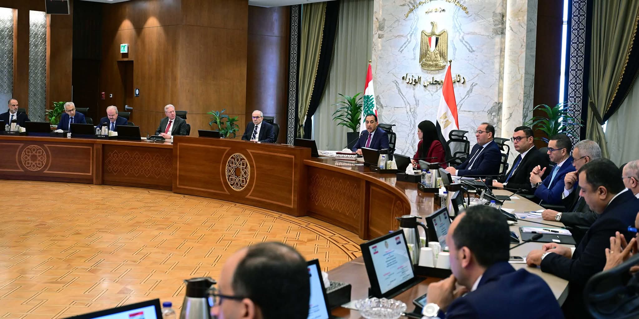 مدبولى وسلام يترأسان اجتماع اللجنة العليا المصرية اللبنانية المشتركة