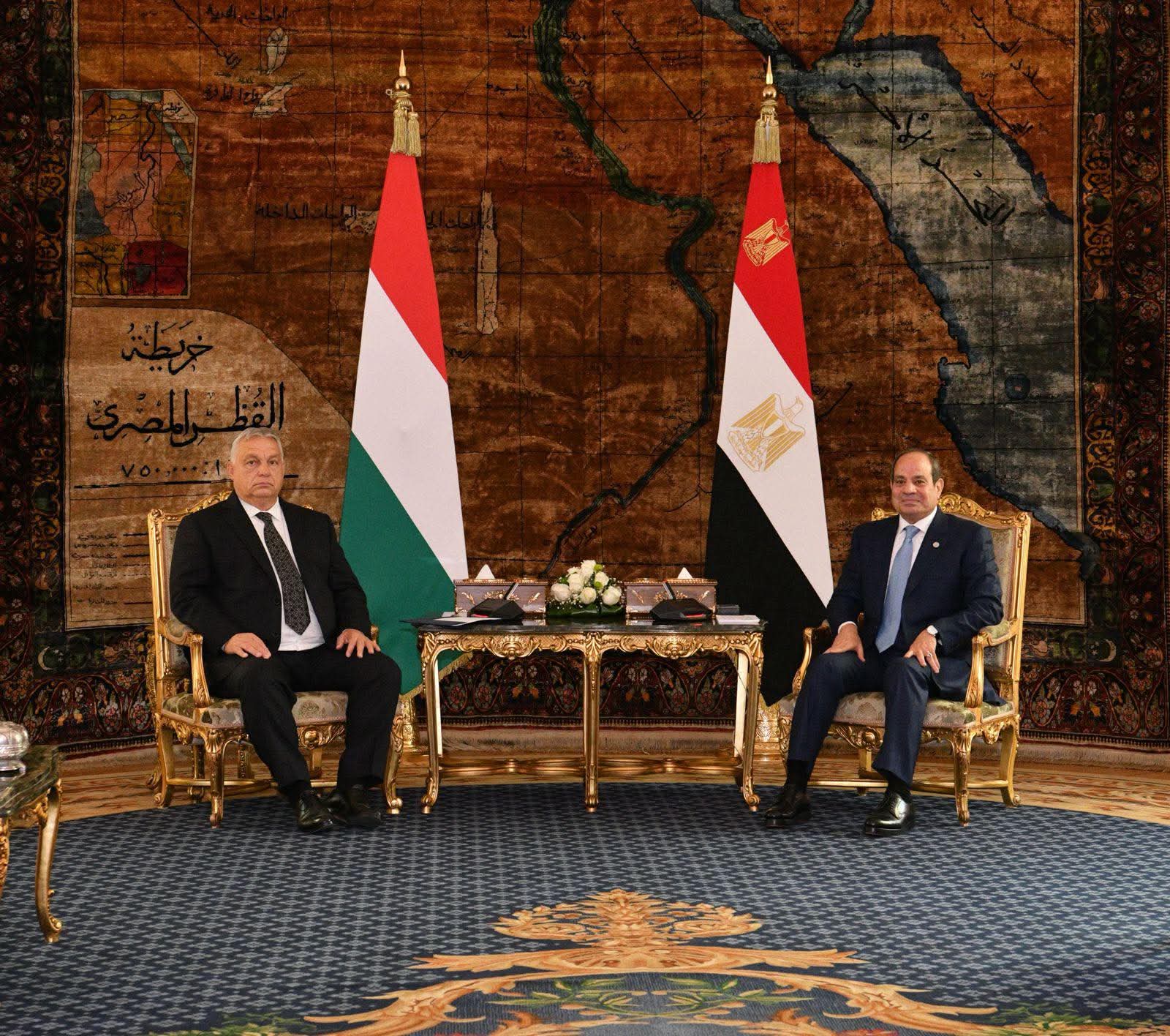 الرئيس السيسي يبحث مع رئيس وزراء المجر تعزيز الشراكة الاستراتيجية
