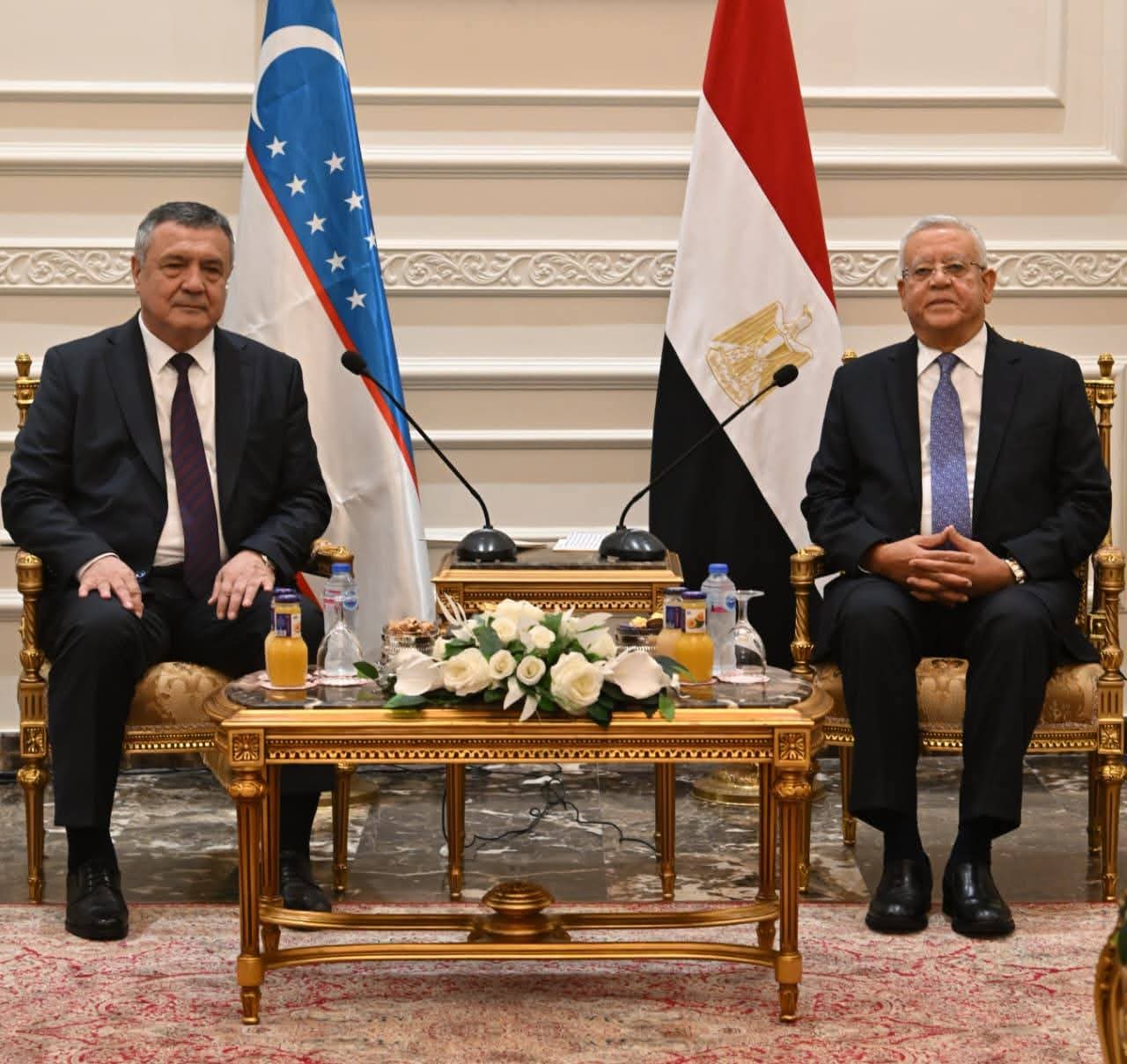"جبالي" يستقبل رئيس المجلس التشريعي لبرلمان أوزبكستان