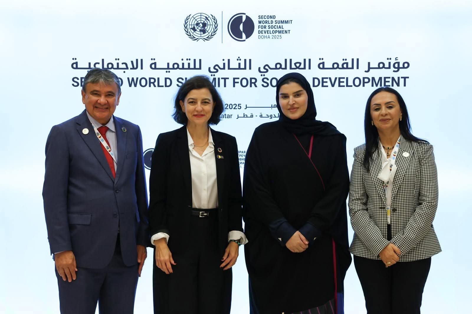 وزيرة التضامن تناقش المبادرات الدولية والإقليمية في الحماية الاجتماعية مع وزراء قطر والبرازيل وإسبانيا