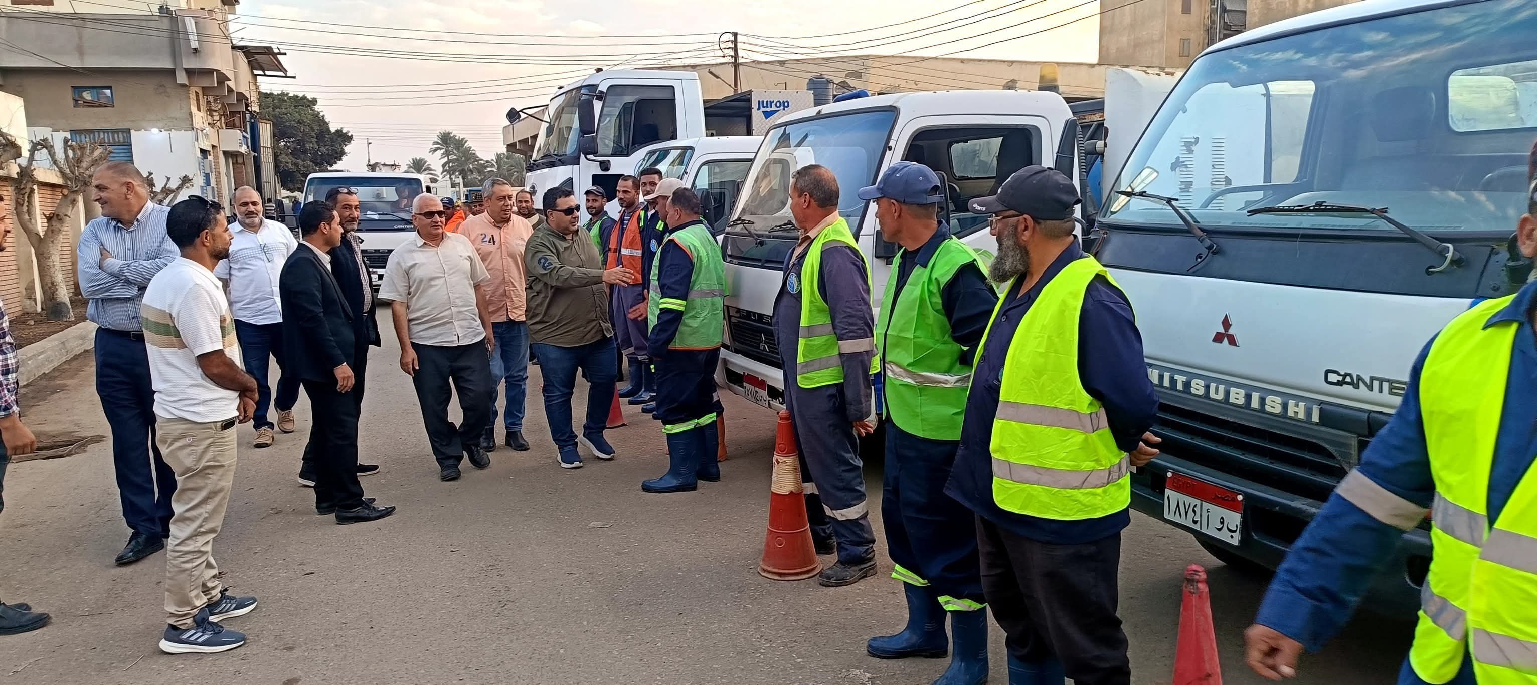 إستعدادا لنوة المكنسة .. رئيس مياه البحيرة يتفقد نقاط الإصطفاف برشيد وإدكو