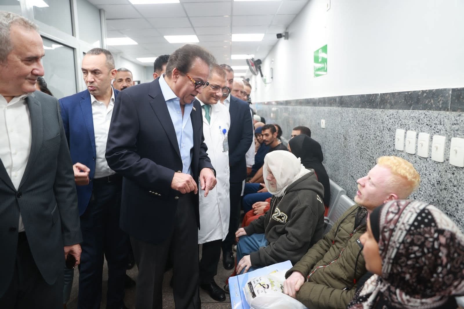وزير الصحة يفتتح تطوير أقسام الطوارئ والعيادات الخارجية بمستشفى المطرية التعليمي والمعهد القومي للكلى والمسالك