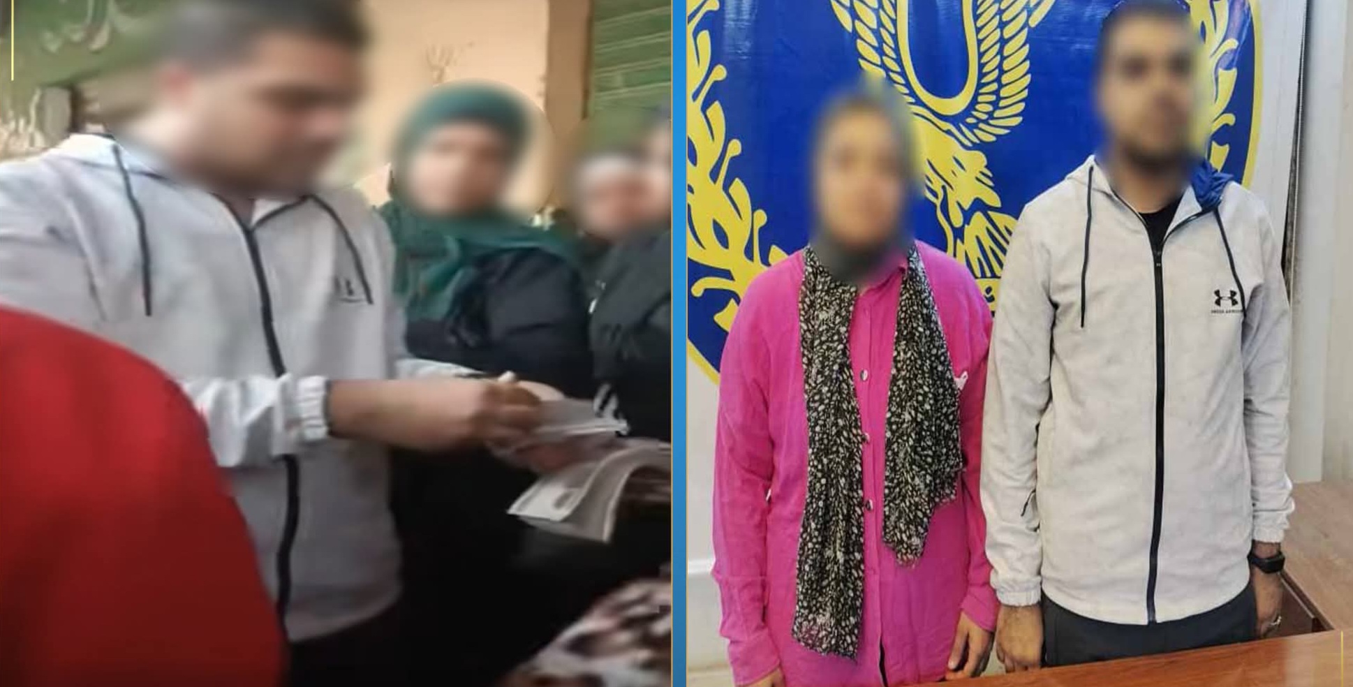 ضبط عامل وسيدة لقيامهما بتوزيع رشاوى انتخابية بدائرة السلام أول