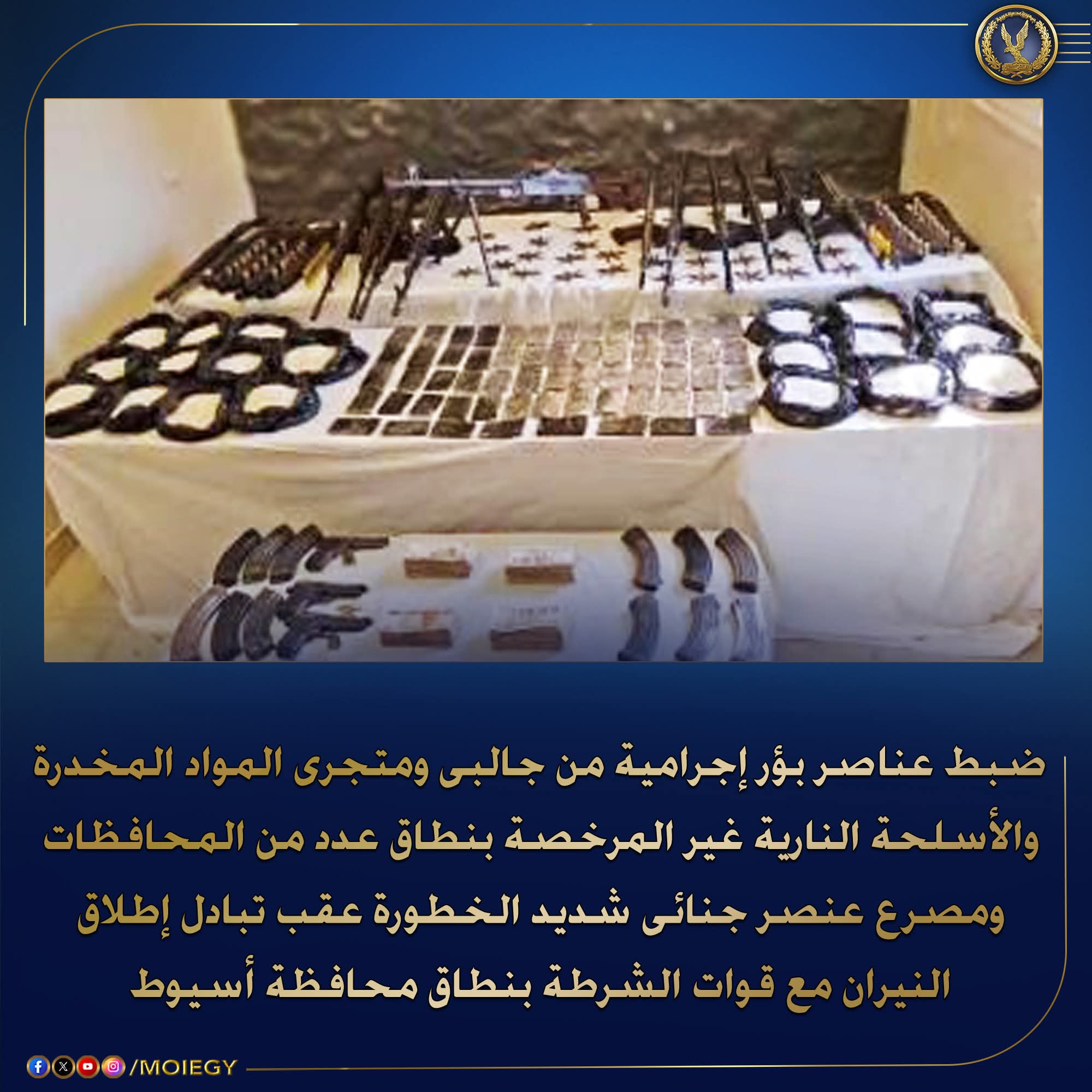 ضبط أكبر عملية تجارة مخدرات بالإسكندرية