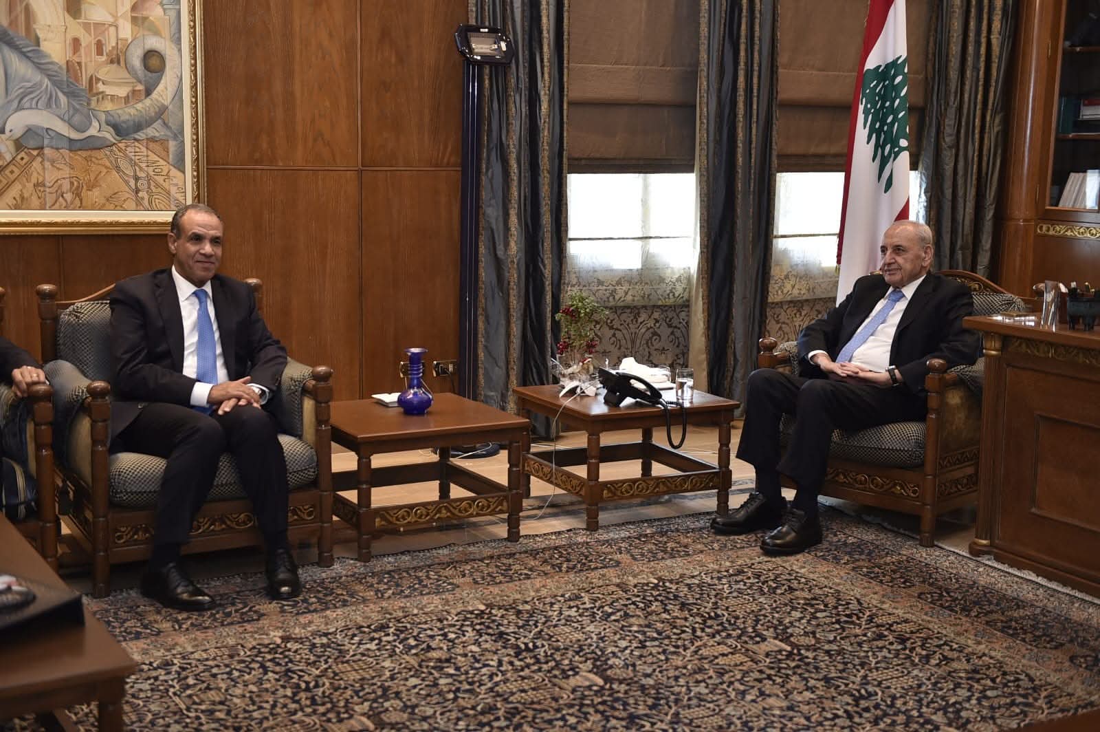 مصر تجدد دعمها للبنان خلال لقاء رسمي بين عبد العاطي ونبيه بري