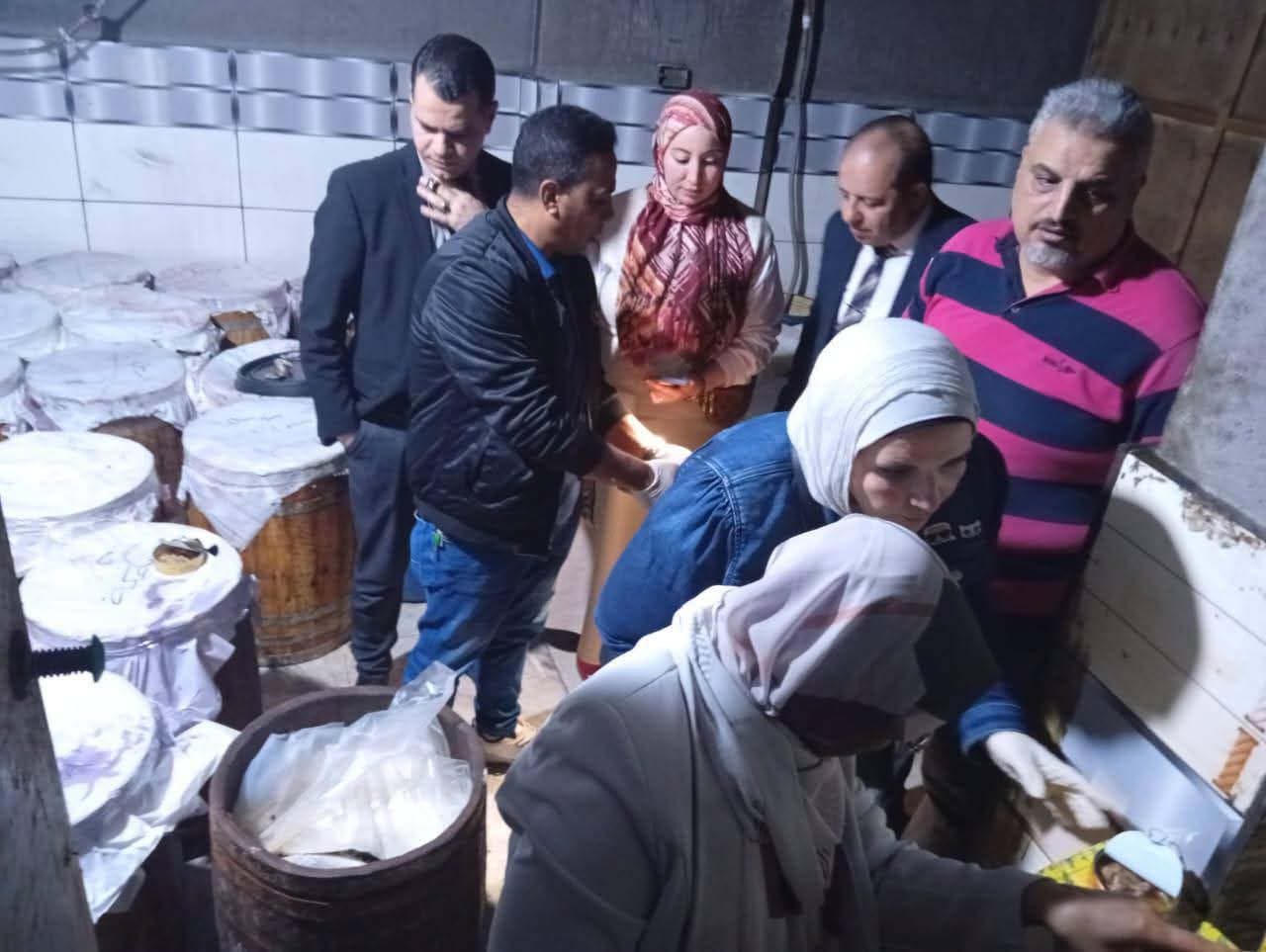 ضبط 8 أطنان أسماك فاسدة داخل مخزن بالدقهلية 