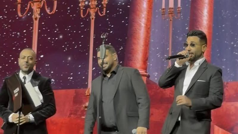أحمد سعد وتامر عاشور وآدم في حفل ضمن فعاليات موسم الكويت الغنائي