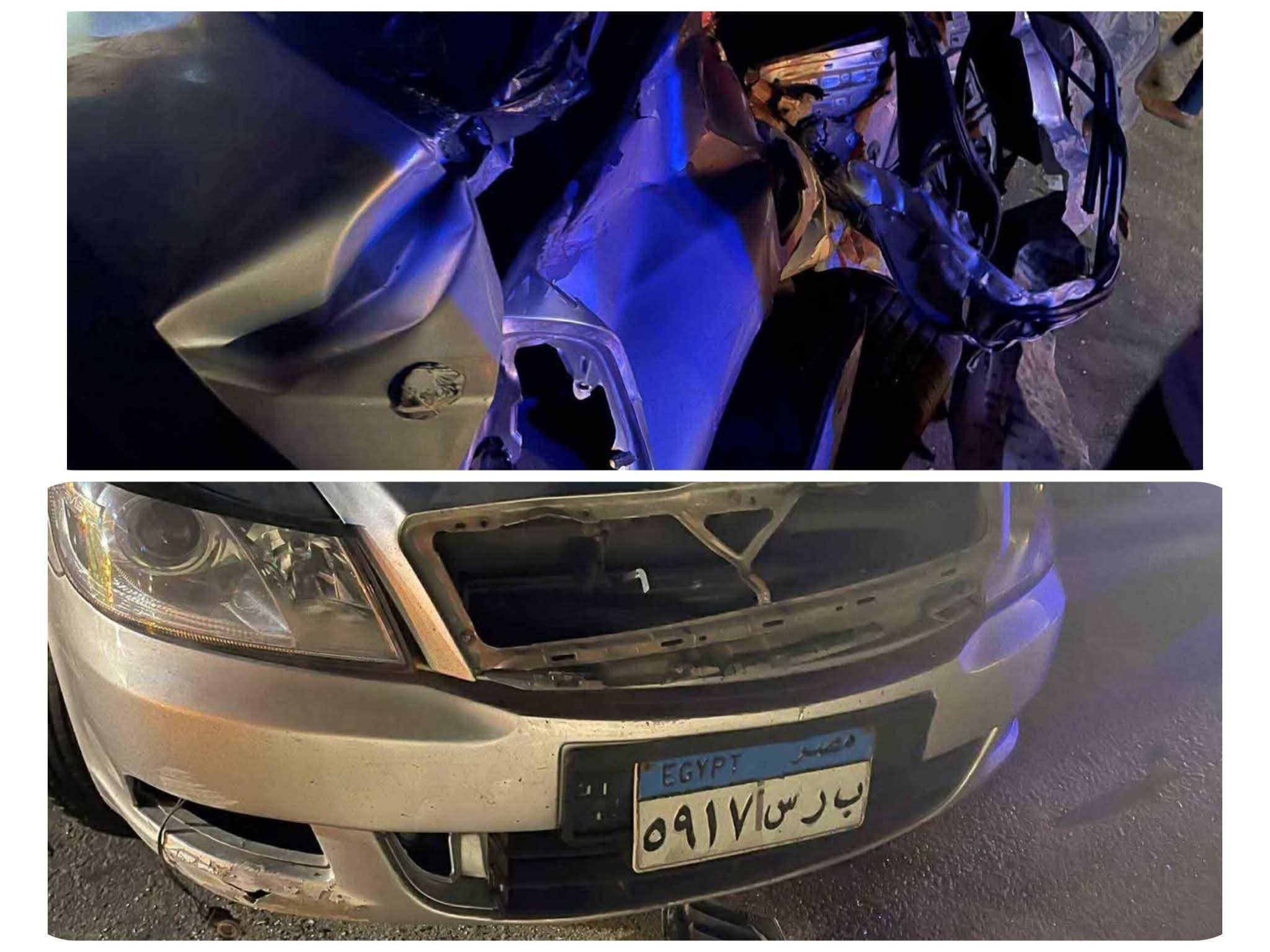 مصرع أسرة كاملة من 5 أفراد إثر إنقلاب سيارة بالطريق الدولى الساحلى بالبحيرة 