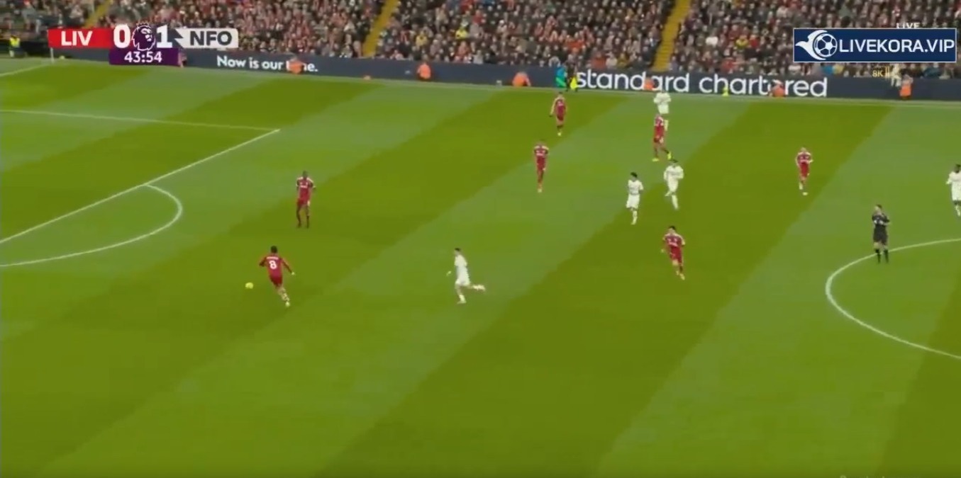 أهداف مباراة ليفربول ونوتينجهام فورست في الدوري الإنجليزي