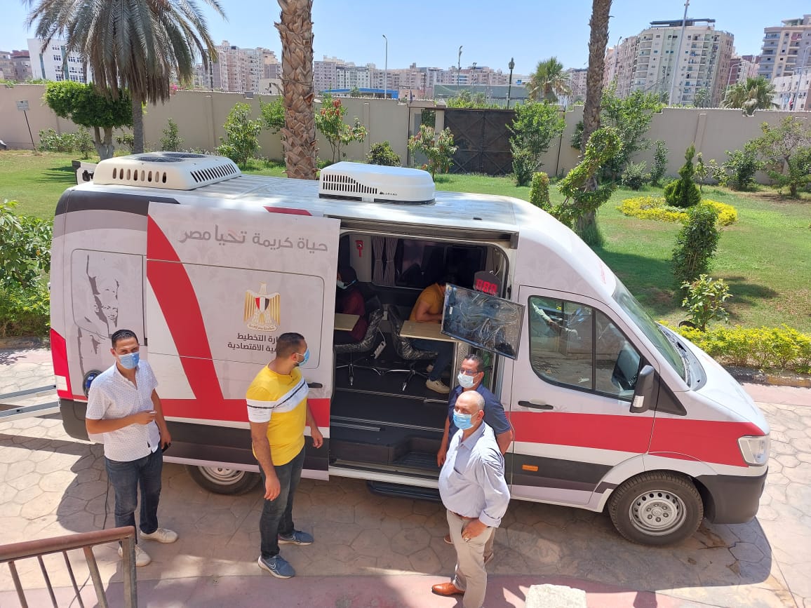 المركز التكنولوجي المتنقل بالبحيرة يجوب قرى كفر الدوار طوال شهر ديسمبر الجارى 