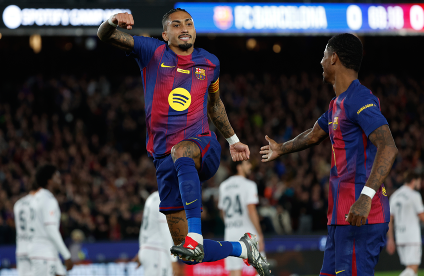 برشلونة على قمة الدورى الأسبانى بفارق 7 نقاط عن ريال مدريد