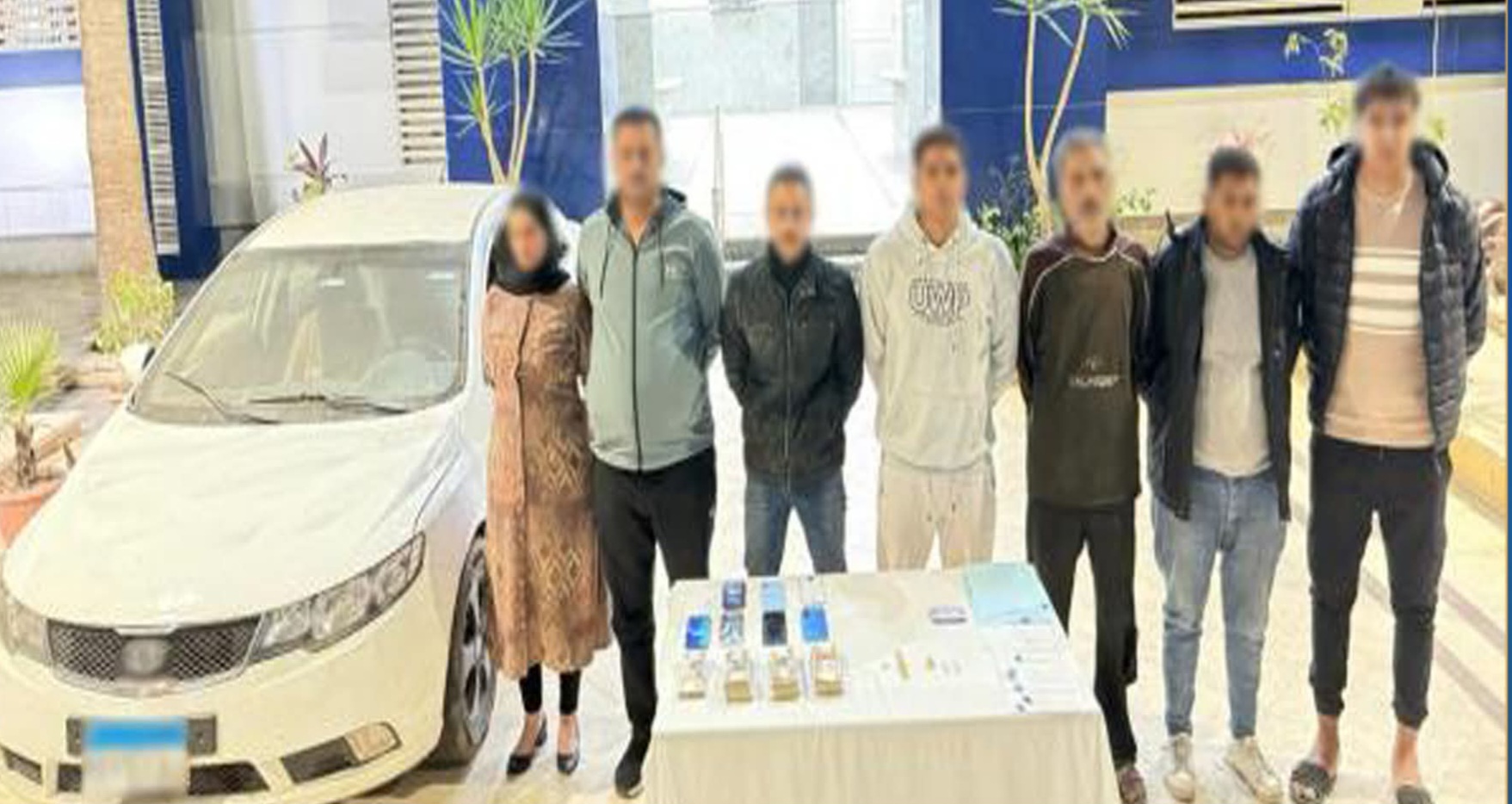 7 متهمين وراء سرقة منزل وتهديد مالكه بالبحيرة
