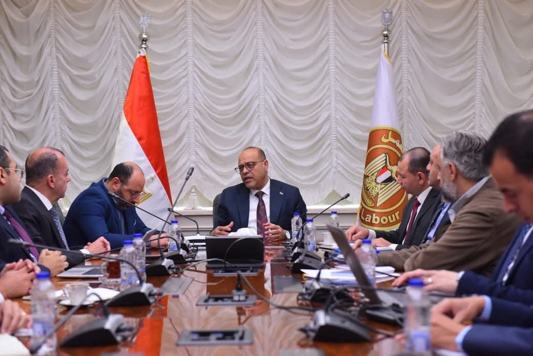 وزير العمل يبحث إنشاء منظومة إلكترونية متكاملة للخدمات