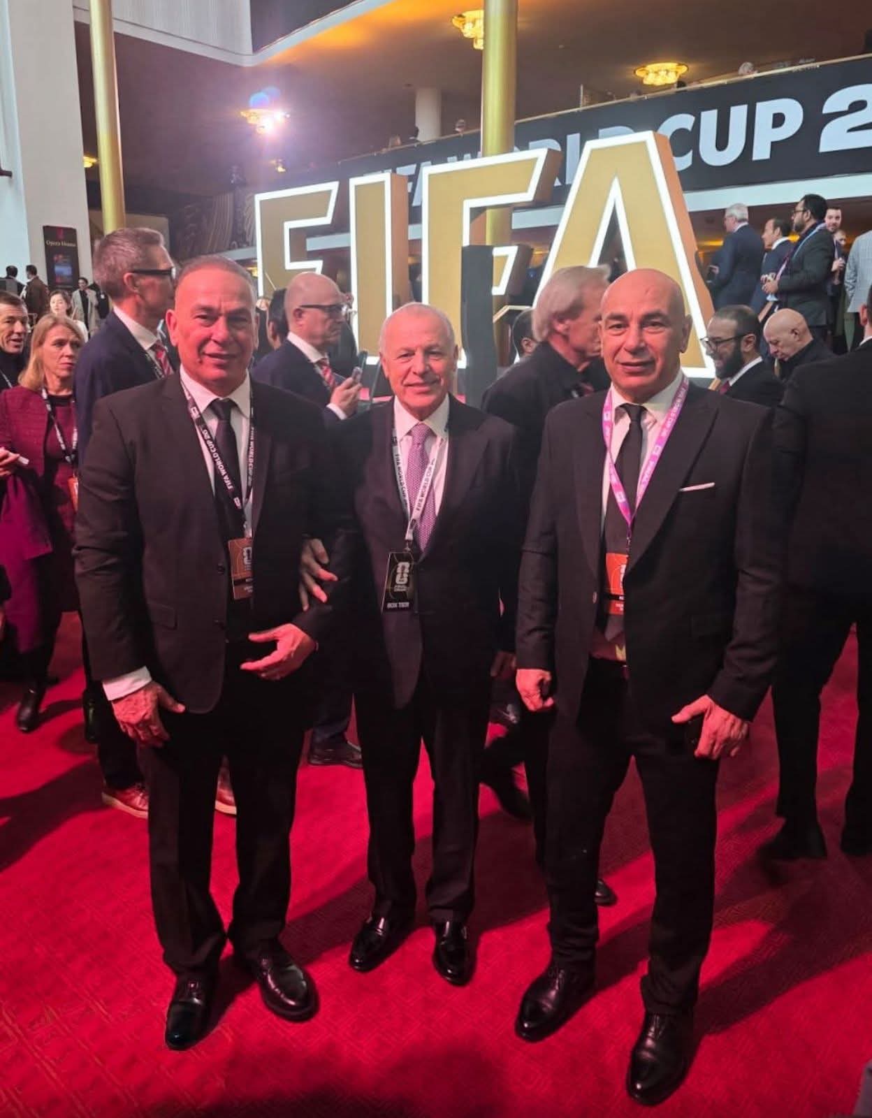 أبو ريدة وحسام وابراهيم يشهدون قرعة كأس العالم بواشنطن