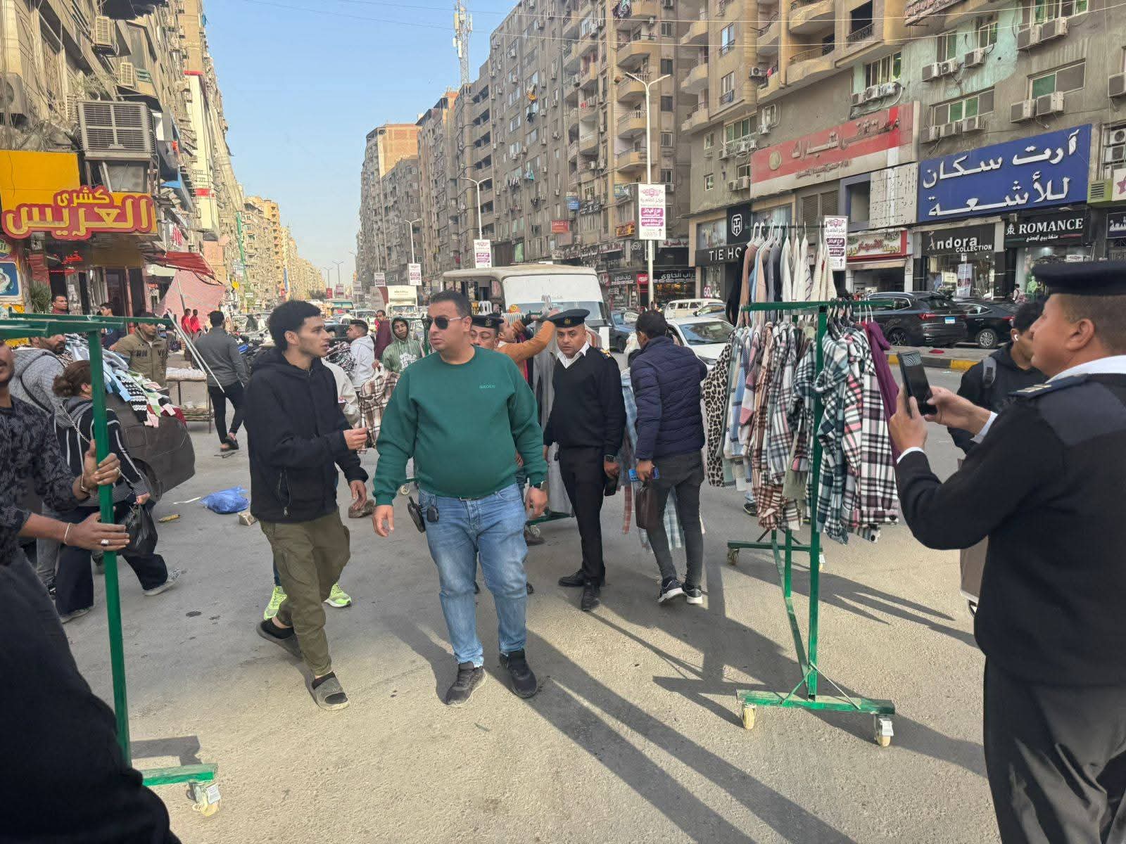 رفع 700 إشغال على حرم الطريق بالمريوطية فيصل