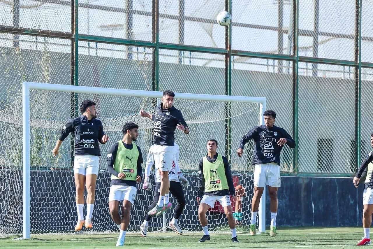منتخب مصر الأول يخوض تدريباته بمركز المنتخبات الوطنية
