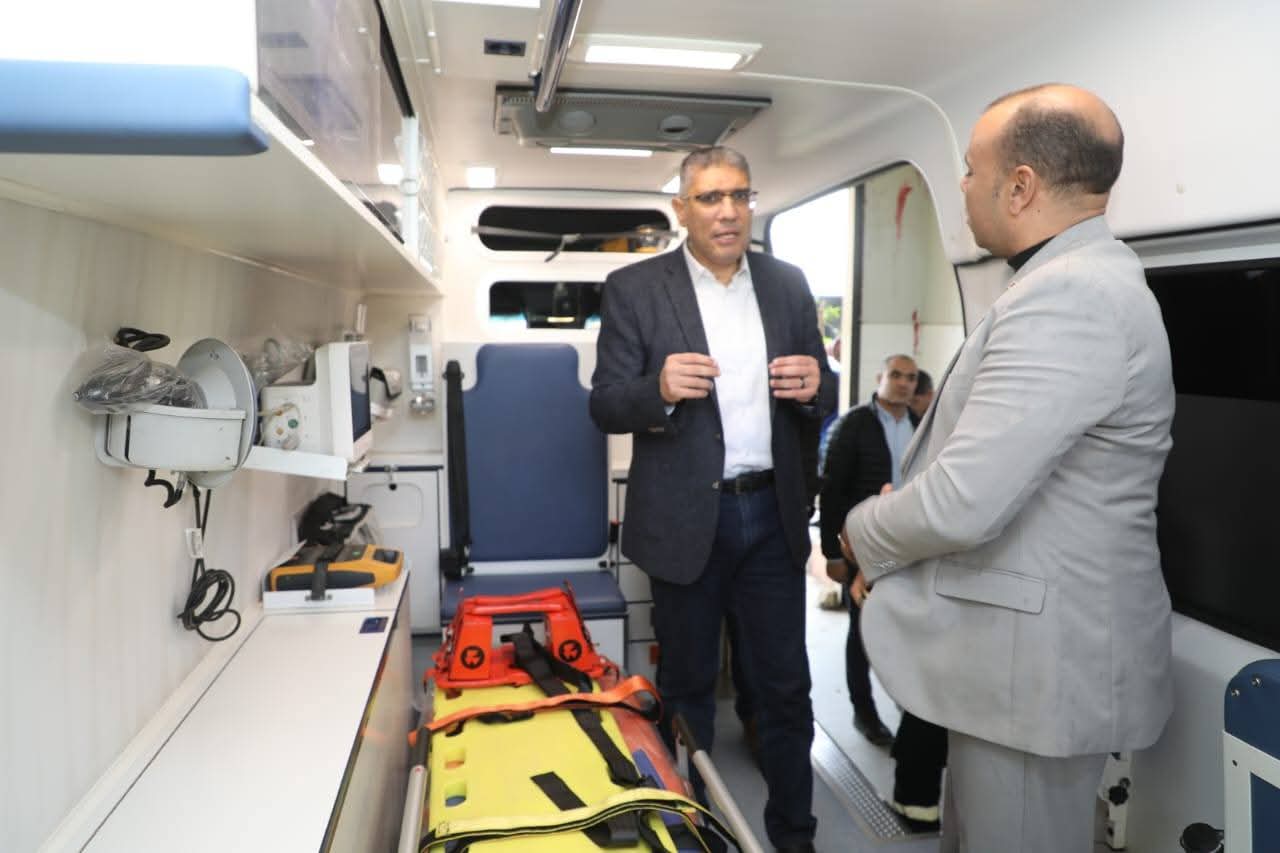 محافظ الجيزة : تشغيل نقطة إسعاف الودي بطاقة 26 سيارة مجهزة بالعناية المركزة 