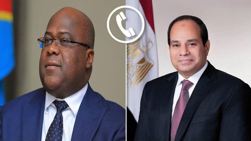 الرئيس ونظيره الكونغولى اتفقا: تعزيز التشاور والتعاون الثنائى فى القضايا ذات الاهتمام المشترك