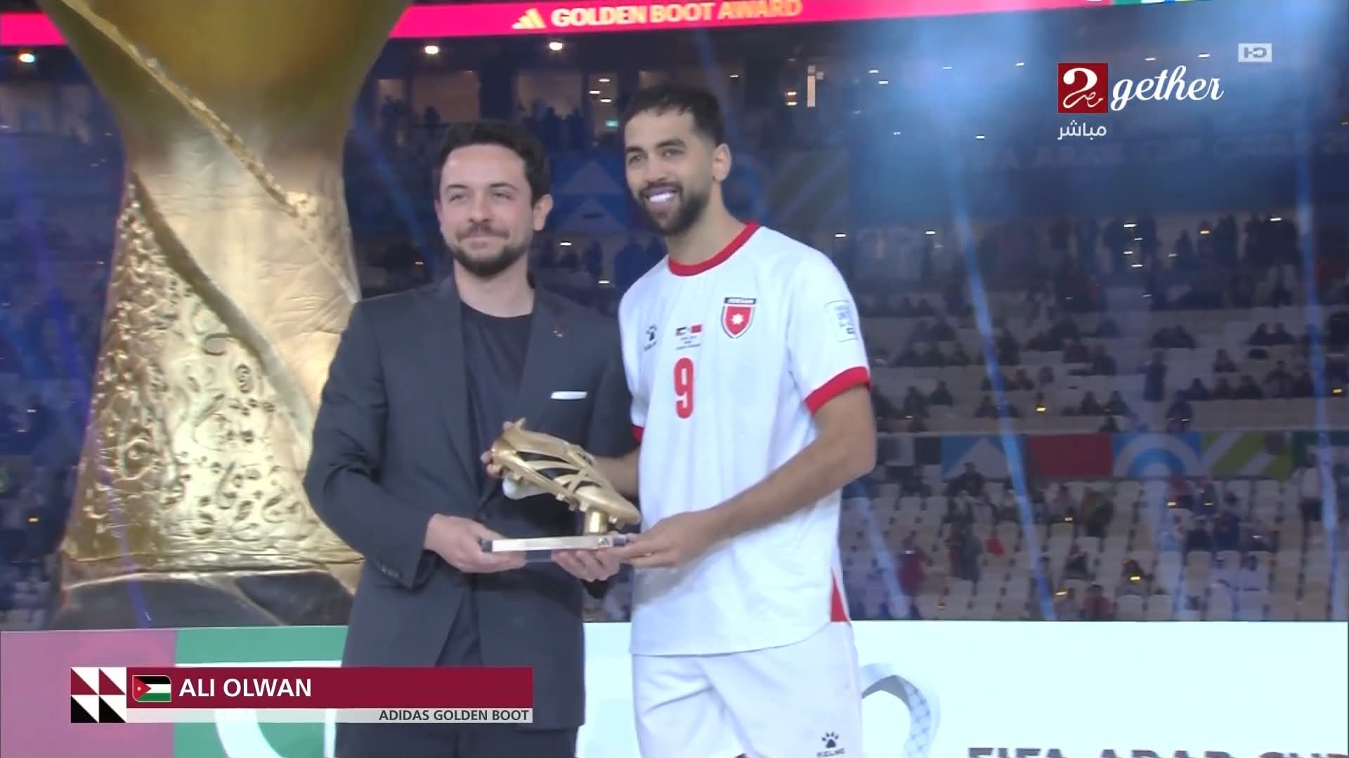 نجم الأردن هداف كأس العرب