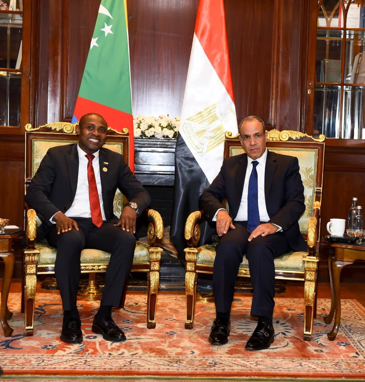 مصر وجزر القمر تؤكدان تعزيز التعاون الثنائي خلال المؤتمر الوزاري الروسي-الأفريقي
