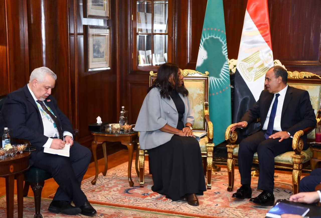 وزير الخارجية يلتقي مفوضة الاتحاد الأفريقي للتنمية الاقتصادية لتعزيز التعاون الاقتصادي القارى