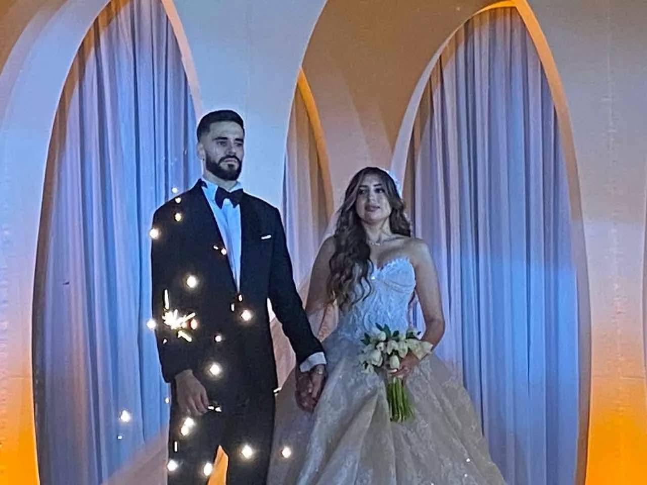 نجوم الفن والرياضة فى زفاف المغربى محمود بنتايك وكريمة عضو مجلس إدارة الزمالك