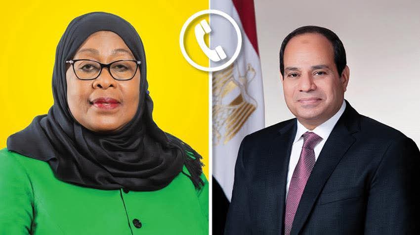 السيسي يهنئ رئيسة تنزانيا بالفوز بولاية ثانية
